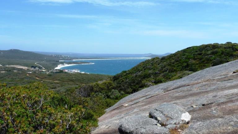 Blick von Isthmus Hill